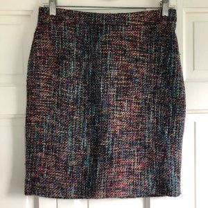 Ann Taylor // LOFT Woven Pencil Skirt